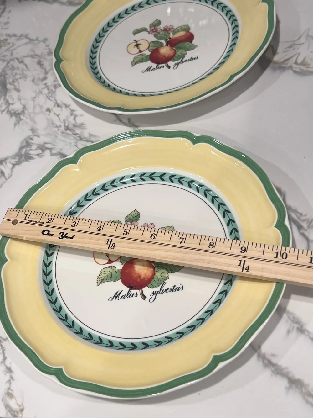 2 Villeroy & Boch French Garden Apple Valence 10.5